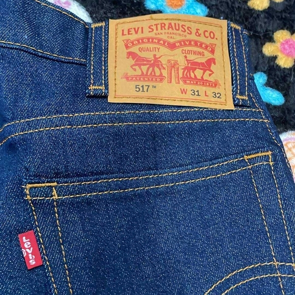 Levi's Dark Blue Men's Jeans - Picture 2 of 2
